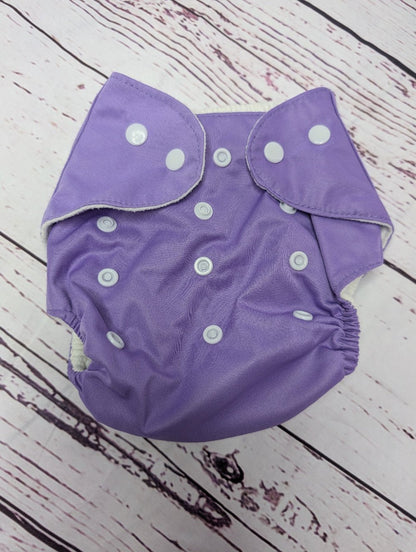Pocket Nappies - Pre - Loved or Sample Sale - Green Cheeks - cloth nappy