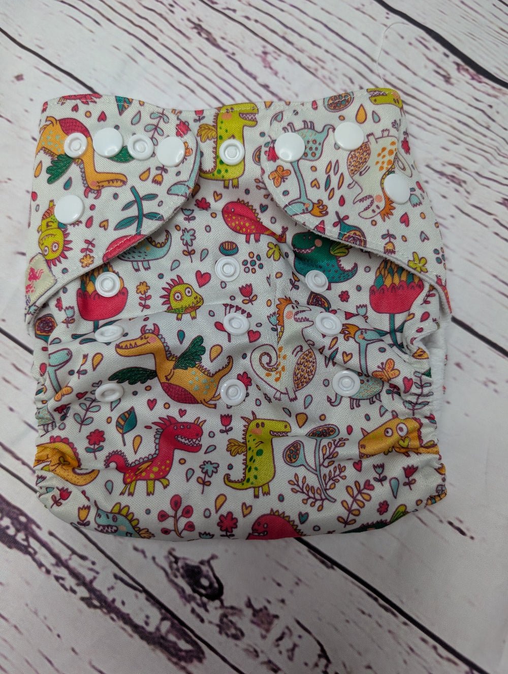 Pocket Nappies - Pre - Loved or Sample Sale - Green Cheeks - cloth nappy