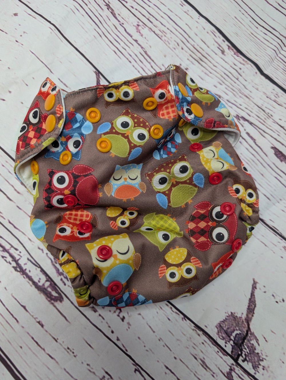 Pocket Nappies - Pre - Loved or Sample Sale - Green Cheeks - cloth nappy
