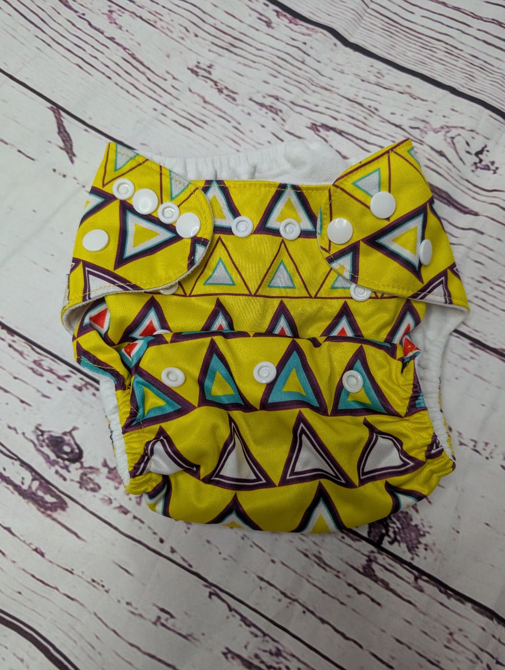 Pocket Nappies - Pre - Loved or Sample Sale - Green Cheeks - cloth nappy