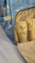 Load and play video in Gallery viewer, Blue Nautical Fishing Baby Changing Bag 
