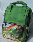 Somewhere Over The Rainbow Baby Changing Bag | Storybook Nappy Bag Backpack