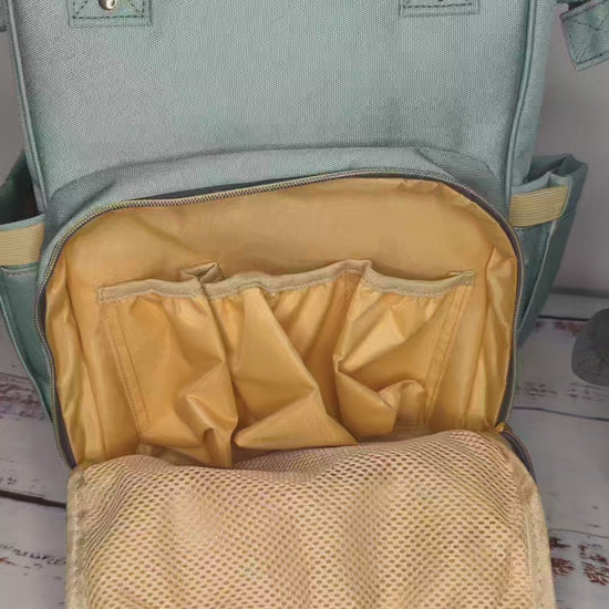 Mint Green Nappy Bag for Parents