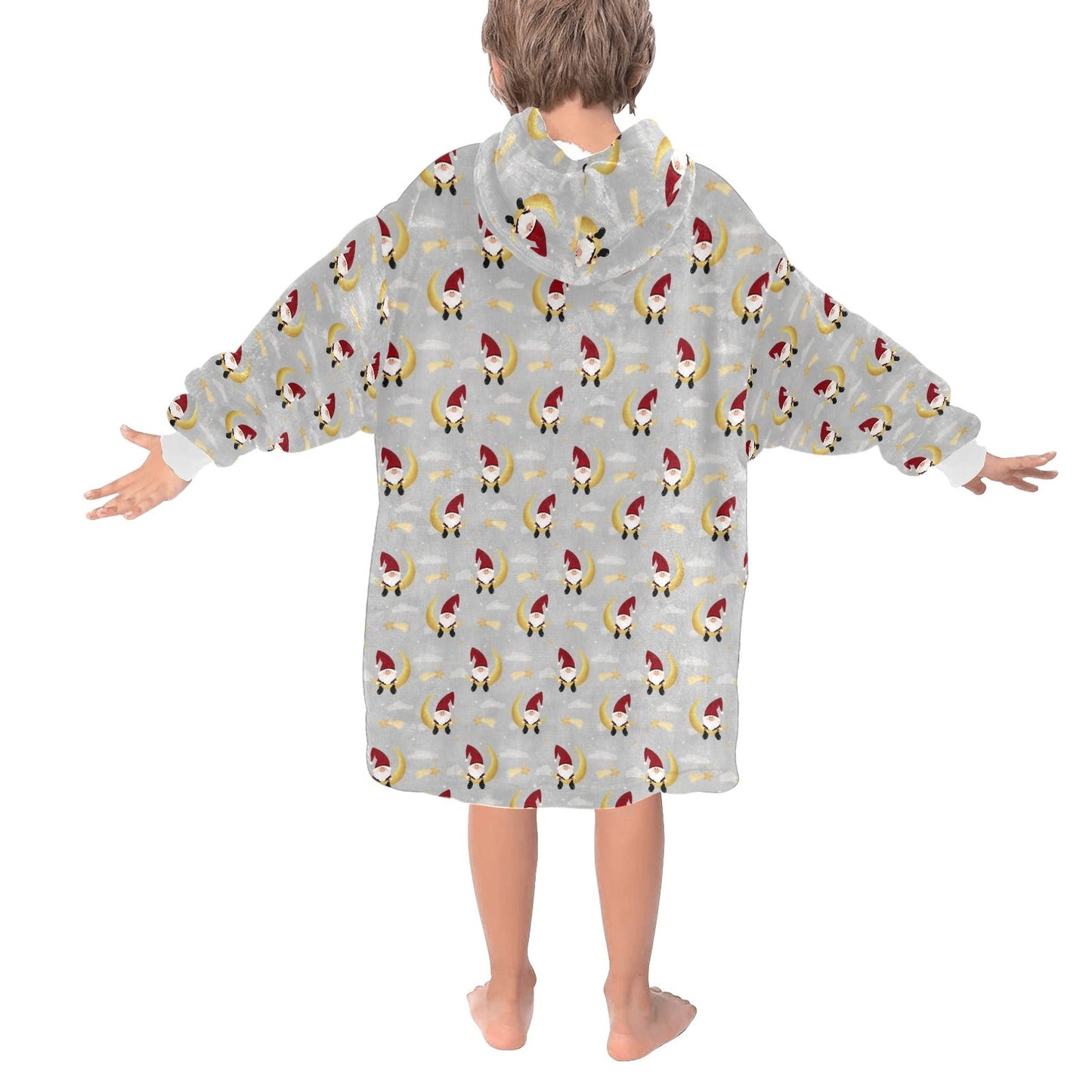 Put A Gonk On It - Hooded Blanket - Green Cheeks - Blanket