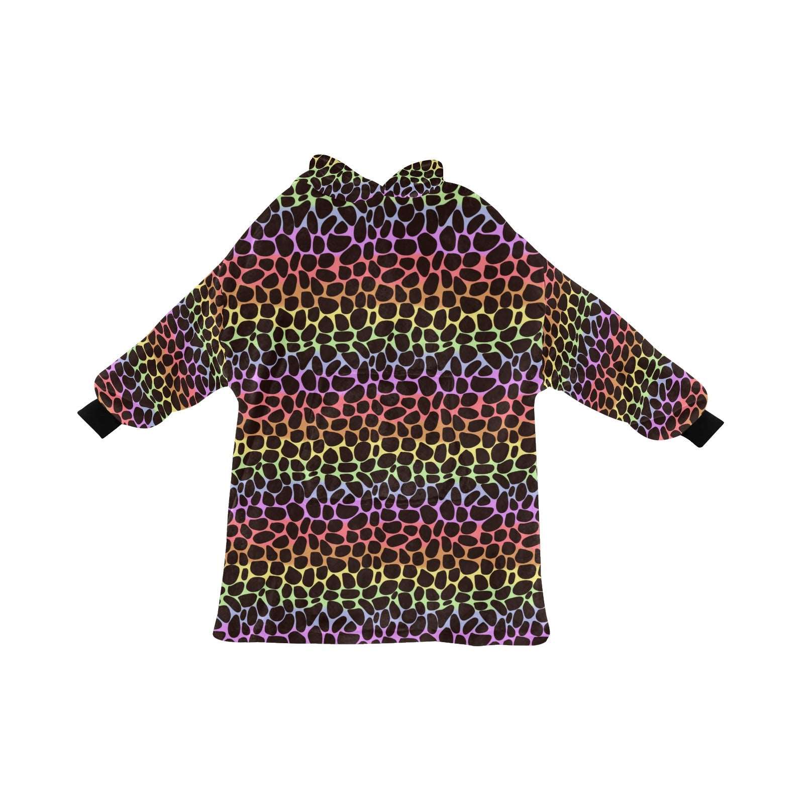 Rainbow Roar - Hooded Blanket - Green Cheeks - Blanket
