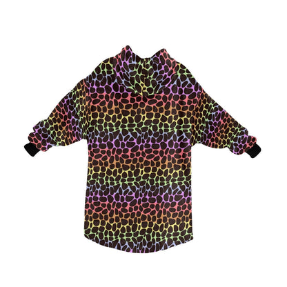 Rainbow Roar - Hooded Blanket - Green Cheeks - Blanket