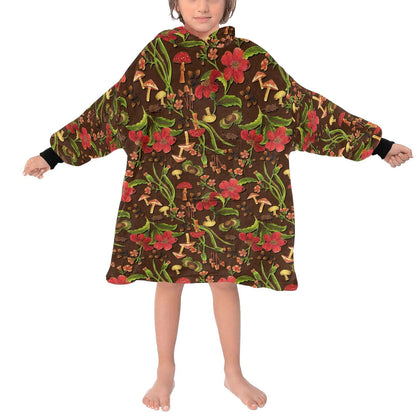 Smushy - Hooded Blanket - Green Cheeks - Blanket