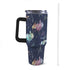 Stainless Steel Water Bottle with Handle, 1200ml - Green Cheeks - Travel Mug