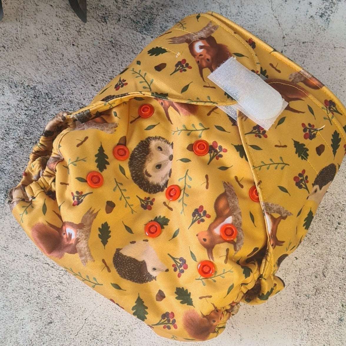 The Cloth Nappy Wrap - Our Unpocket® Reusable Nappy Cover - Green Cheeks - cloth nappy