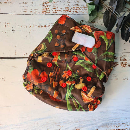 The Cloth Nappy Wrap - Our Unpocket® Reusable Nappy Cover - Green Cheeks - cloth nappy