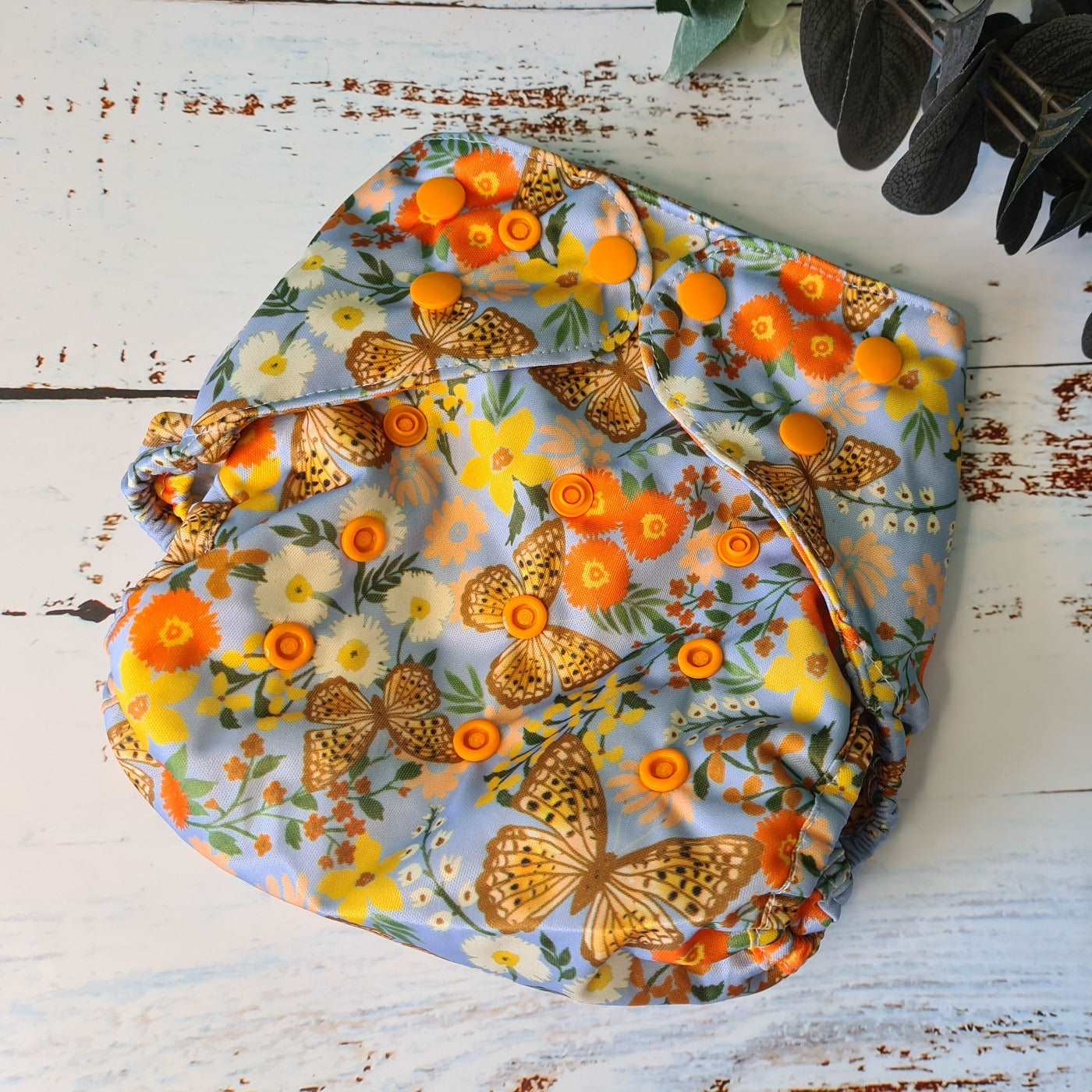 The Cloth Nappy Wrap - Our Unpocket® Reusable Nappy Cover - Green Cheeks - cloth nappy