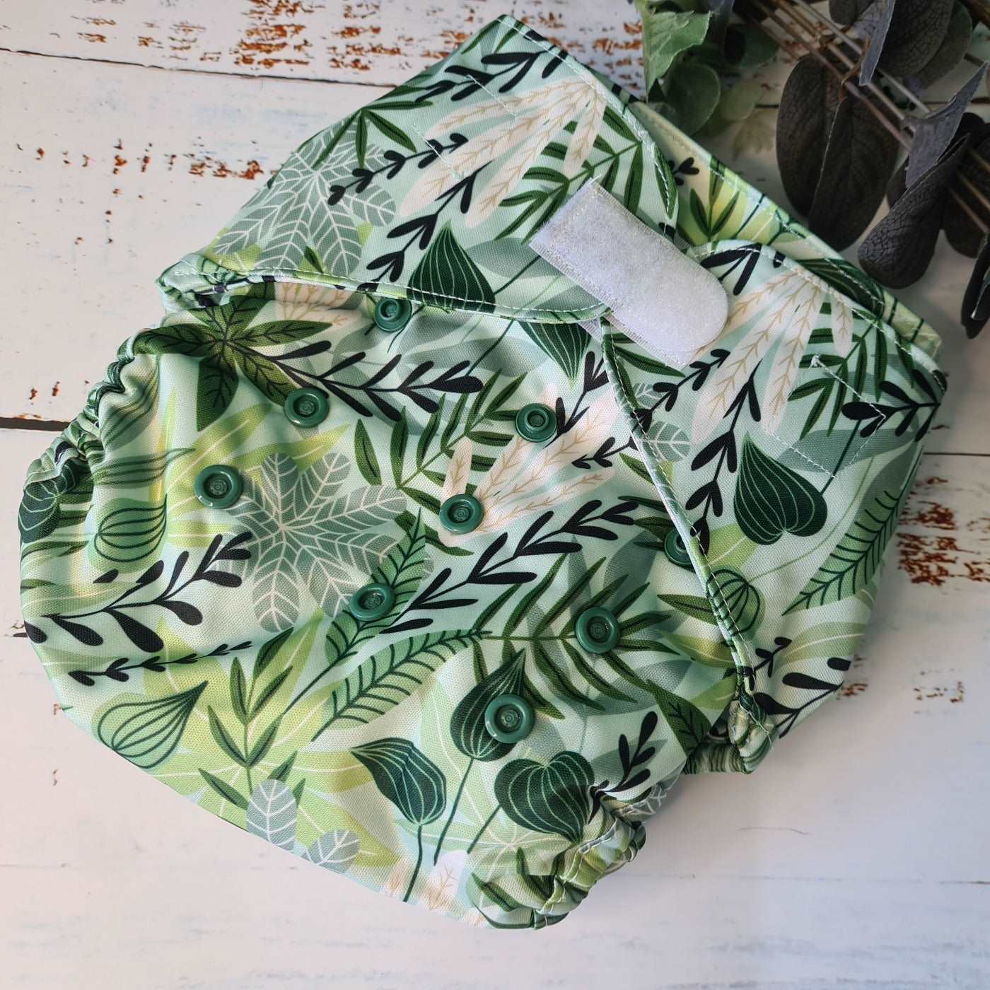 The Cloth Nappy Wrap - Our Unpocket® Reusable Nappy Cover - Green Cheeks - cloth nappy