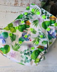 The Cloth Nappy Wrap - Our Unpocket® Reusable Nappy Cover - Green Cheeks - cloth nappy