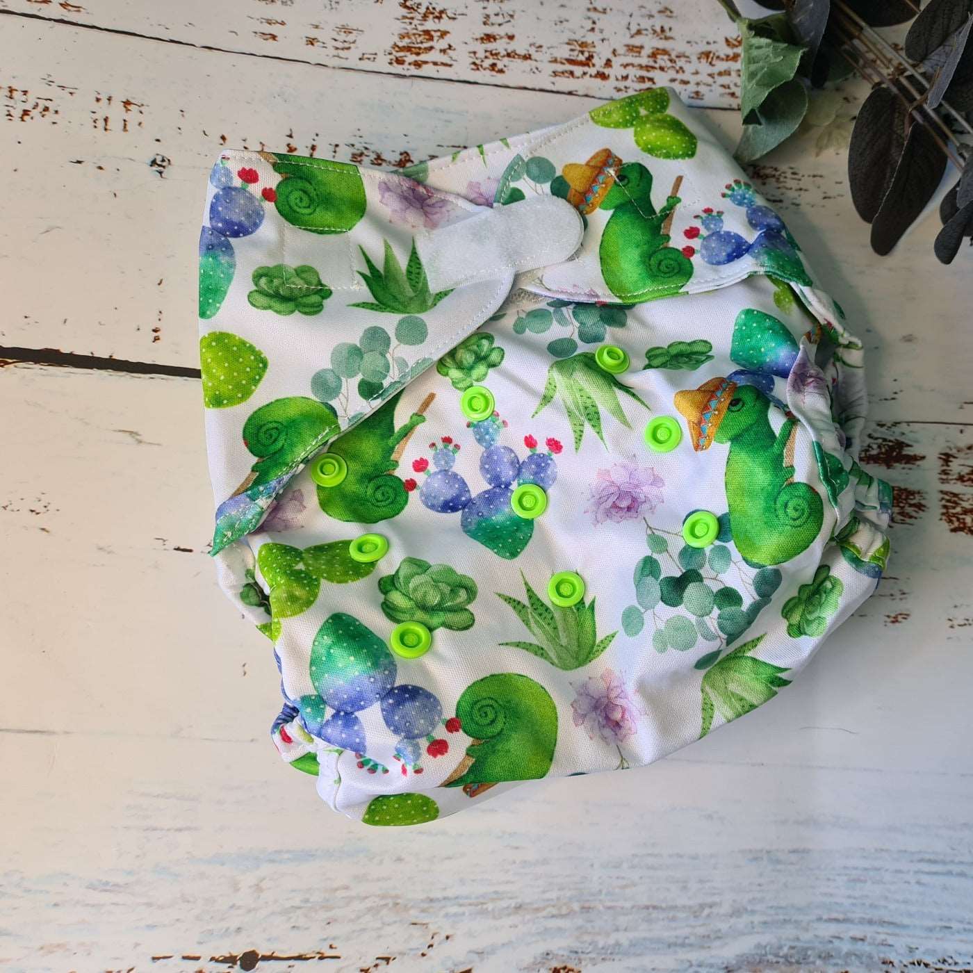 The Cloth Nappy Wrap - Our Unpocket® Reusable Nappy Cover - Green Cheeks - cloth nappy