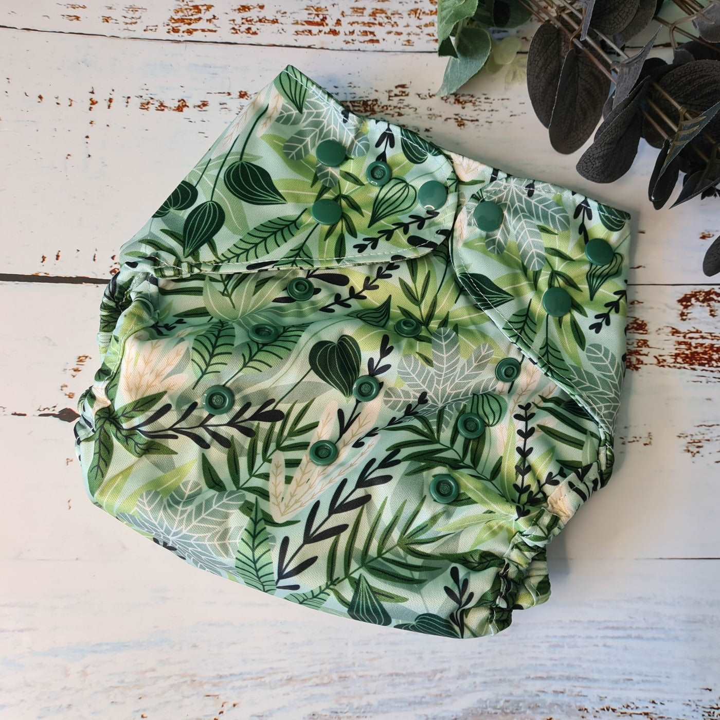 The Cloth Nappy Wrap - Our Unpocket® Reusable Nappy Cover - Green Cheeks - cloth nappy