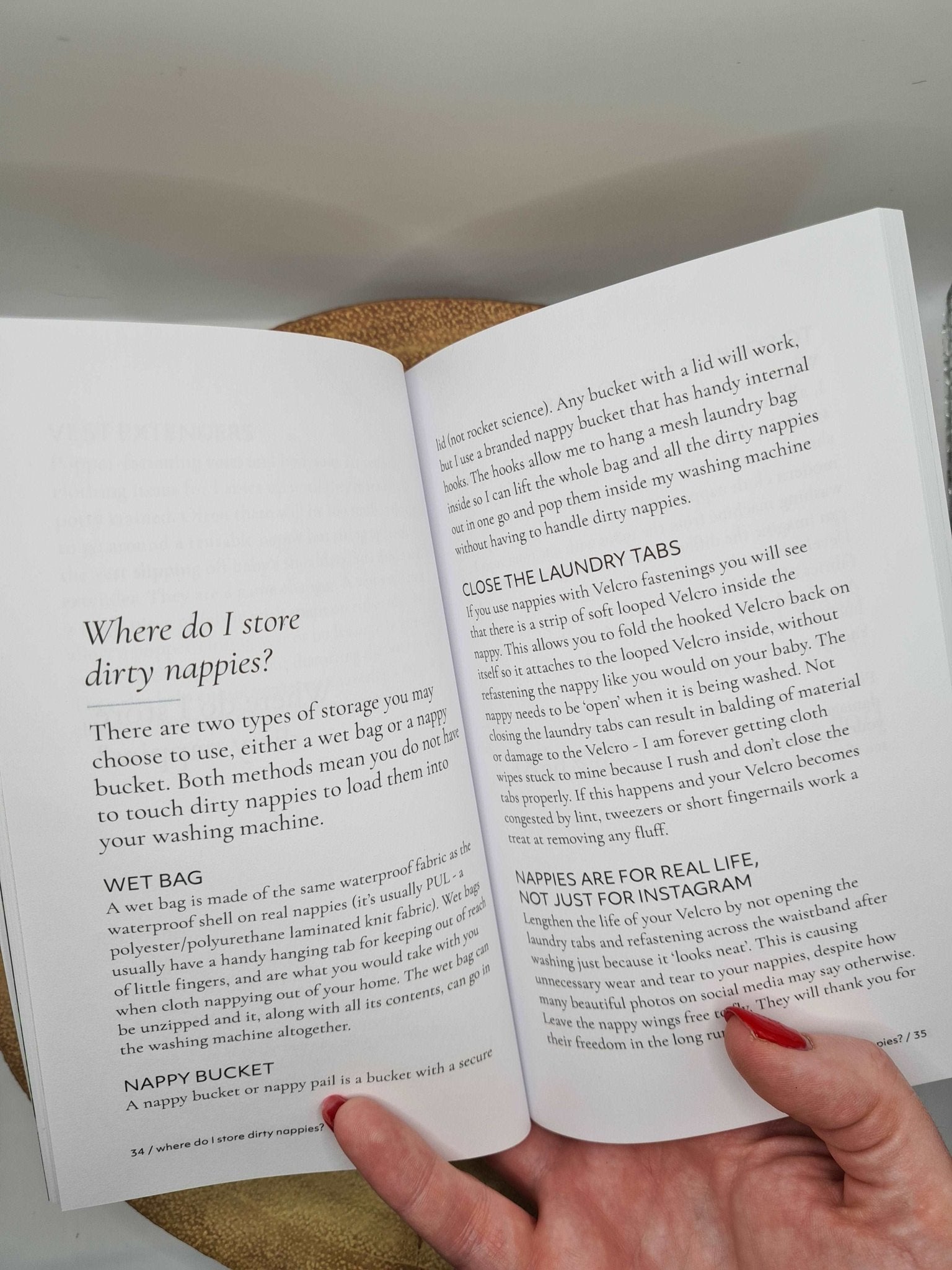 The Joy of Reusable Nappies by Laura Tweedale - A book to help parents thrive on their cloth nappy journey - Green Cheeks - Book