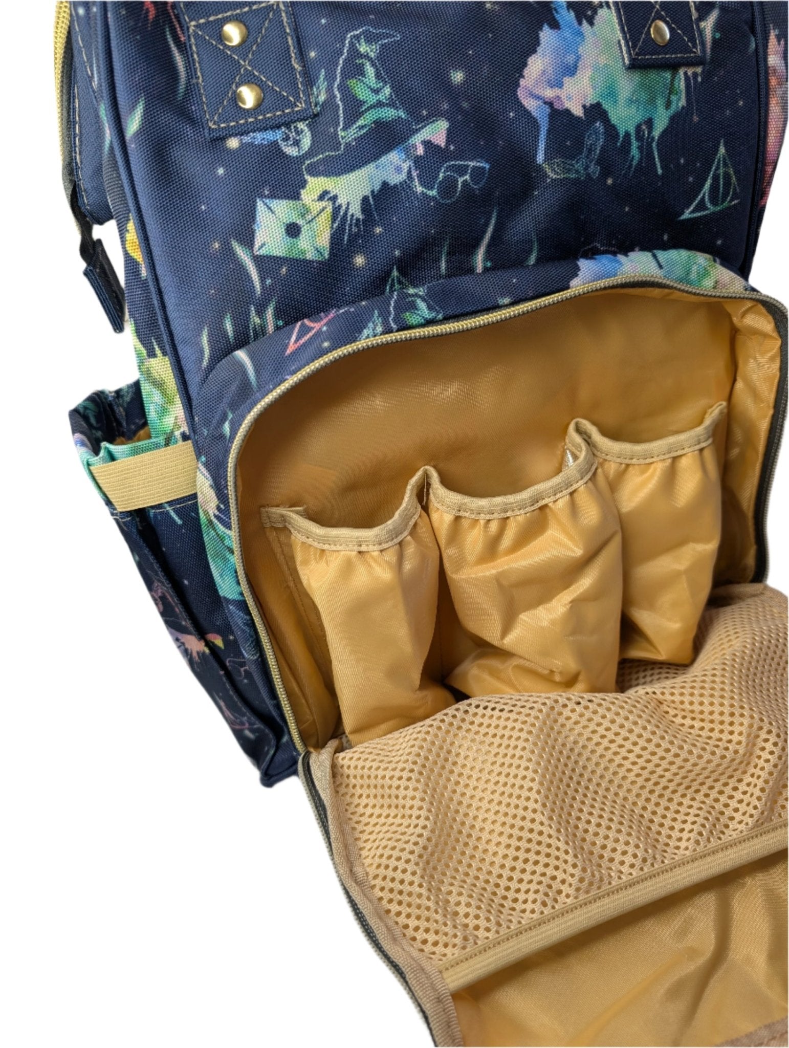 🧙‍♂️ The Sorting Bag – Magical Baby Changing Backpack | Spacious, Stylish & Practical Nappy Bag - Green Cheeks - Diaper Bag