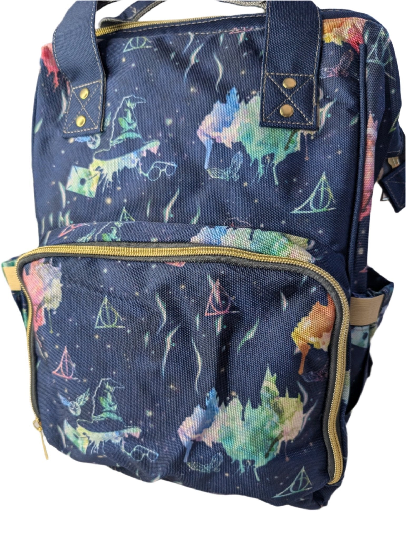 🧙‍♂️ The Sorting Bag – Magical Baby Changing Backpack | Spacious, Stylish & Practical Nappy Bag - Green Cheeks - Diaper Bag