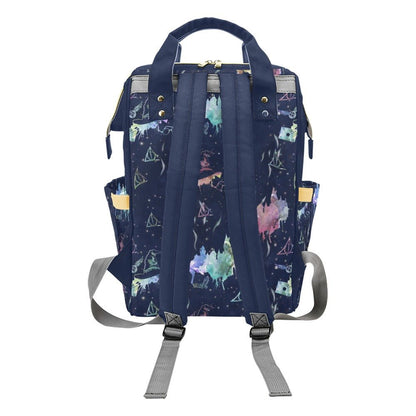 🧙‍♂️ The Sorting Bag – Magical Baby Changing Backpack | Spacious, Stylish & Practical Nappy Bag - Green Cheeks - Diaper Bag