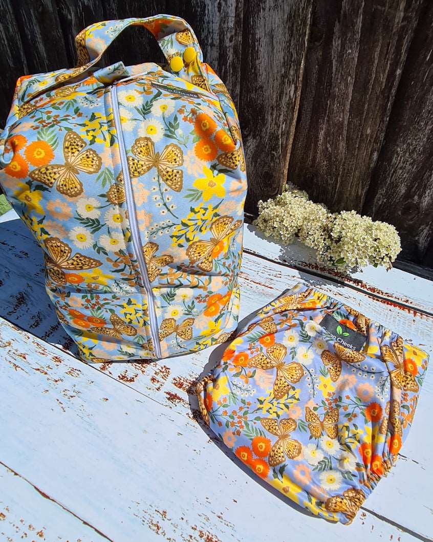 Waterproof Pod Wet Bags – Perfect for Swimming Lessons, Messy Clothes, and Reusable Nappies! - Green Cheeks - Wet Bag