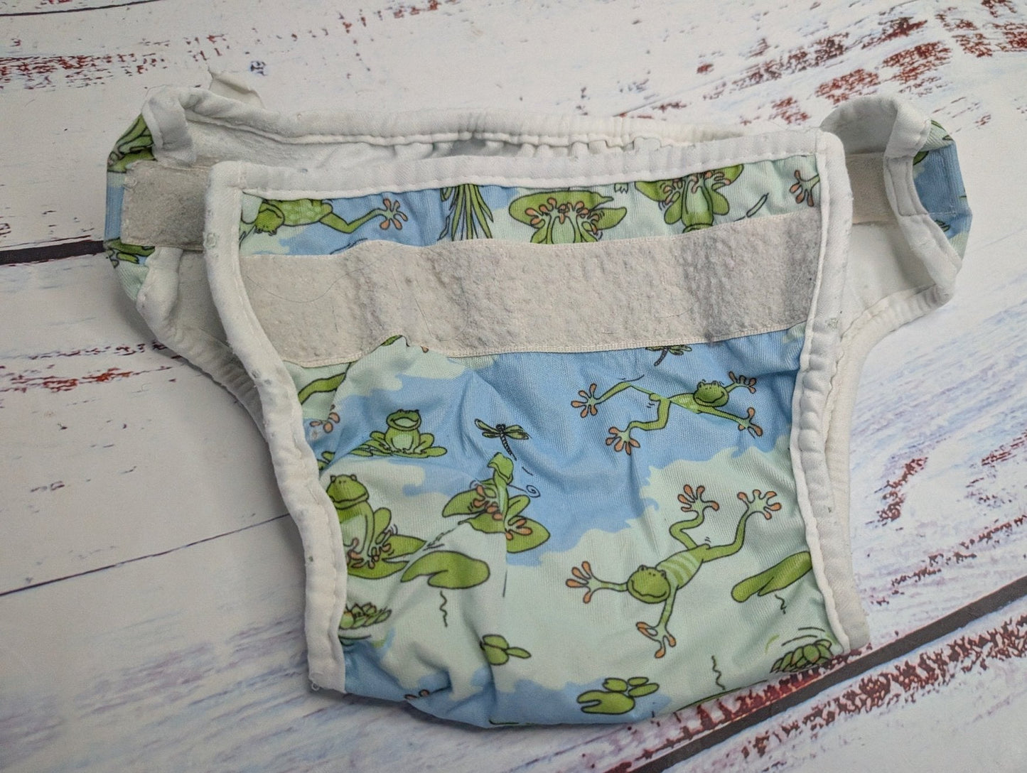 Wraps & Covers - Pre - Loved or Sample Sale - Green Cheeks - cloth nappy