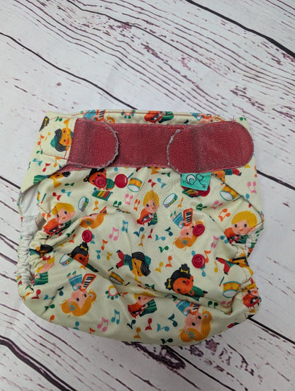 Wraps & Covers - Pre - Loved or Sample Sale - Green Cheeks - cloth nappy