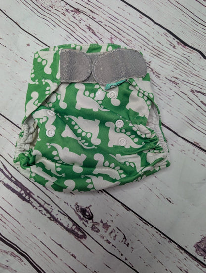 Wraps & Covers - Pre - Loved or Sample Sale - Green Cheeks - cloth nappy