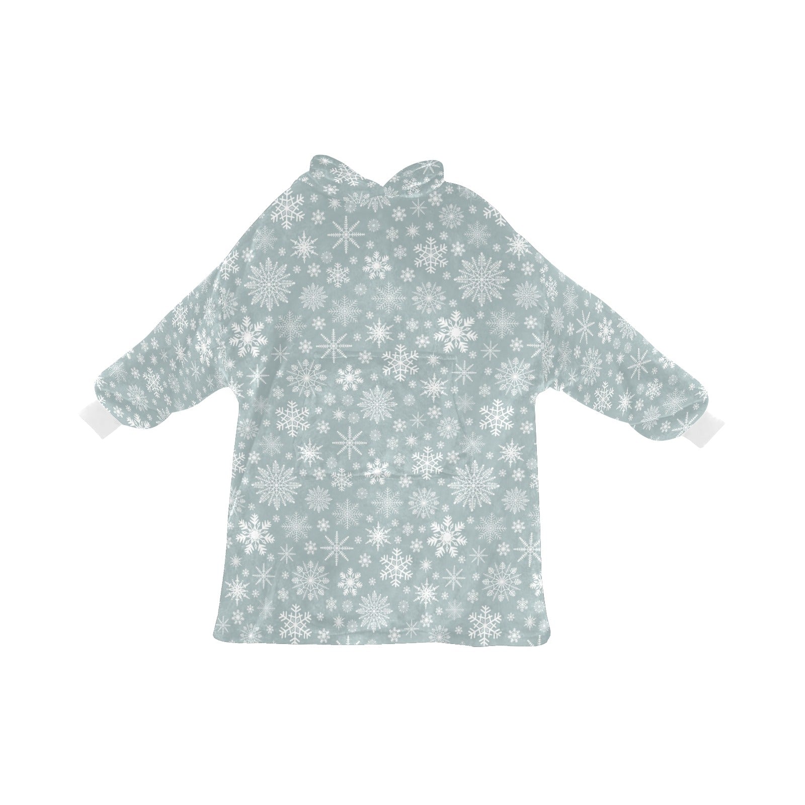 Snowflake Winter Hooded Blanket Oodie