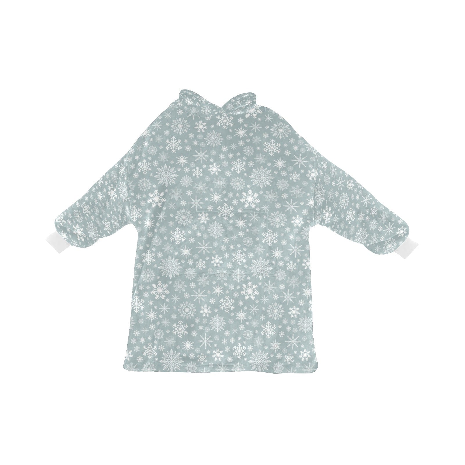 Snowflake Winter Hooded Blanket Oodie