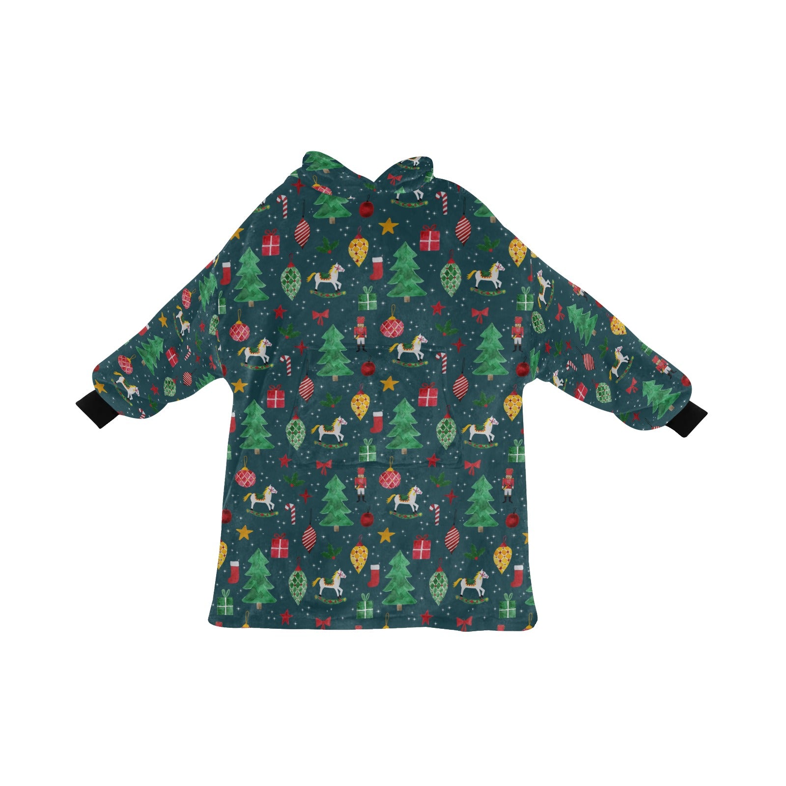 Christmas OOdie Hooded Cosy Blanket And So This is Christmas Hooded Blanket