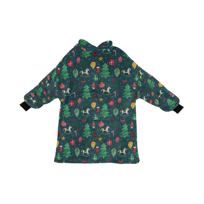 Christmas OOdie Hooded Cosy Blanket And So This is Christmas Hooded Blanket