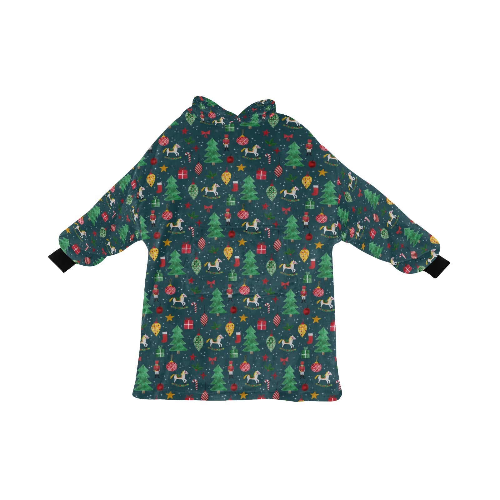 Christmas OOdie Hooded Cosy Blanket And So This is Christmas Hooded Blanket