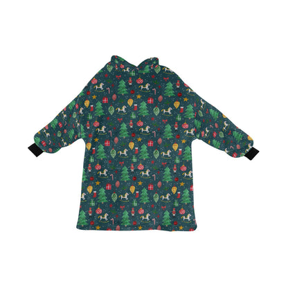 Christmas OOdie Hooded Cosy Blanket And So This is Christmas Hooded Blanket