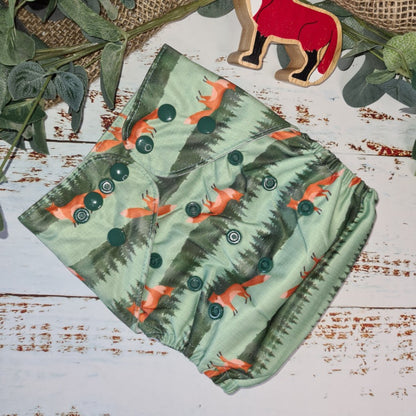 Green Cheeks Cloth Hemp Reusable Nappy