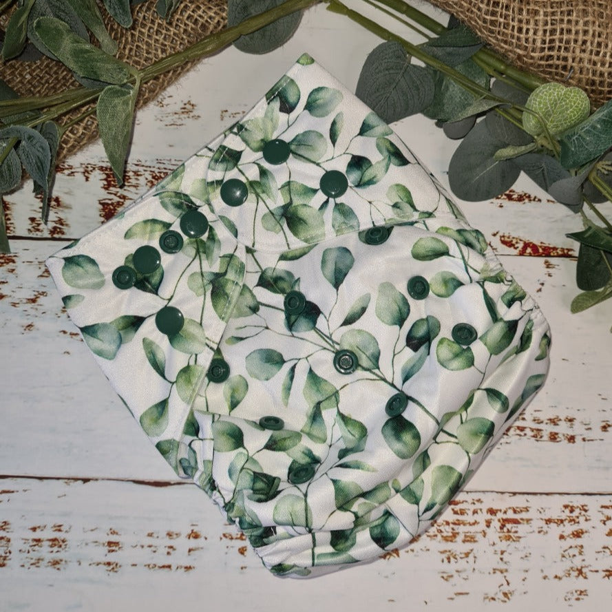 Green Cheeks Cloth Botanical Hemp Reusable Nappy