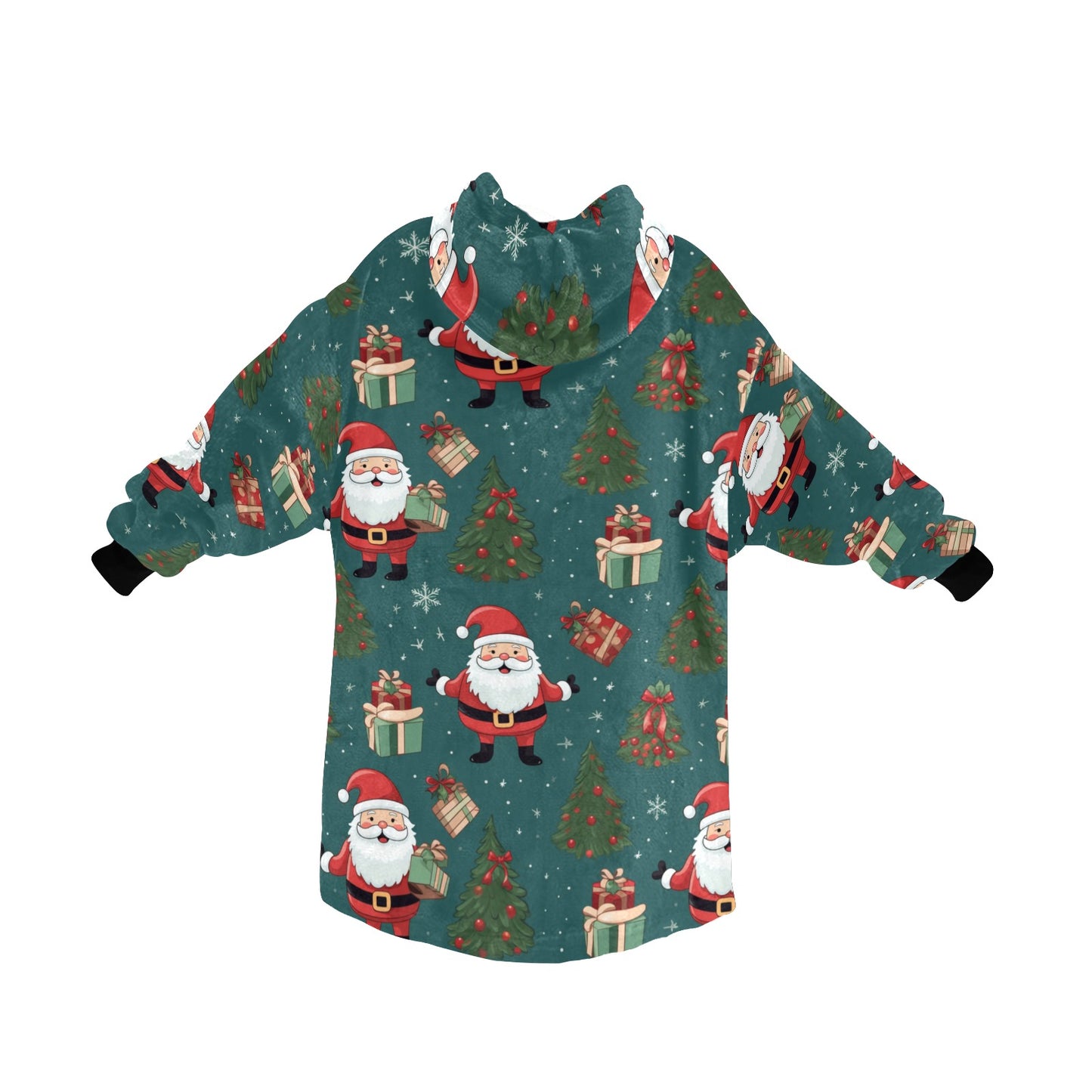 Festive Frolic - Cosy Hoodie Fleece Blanket 