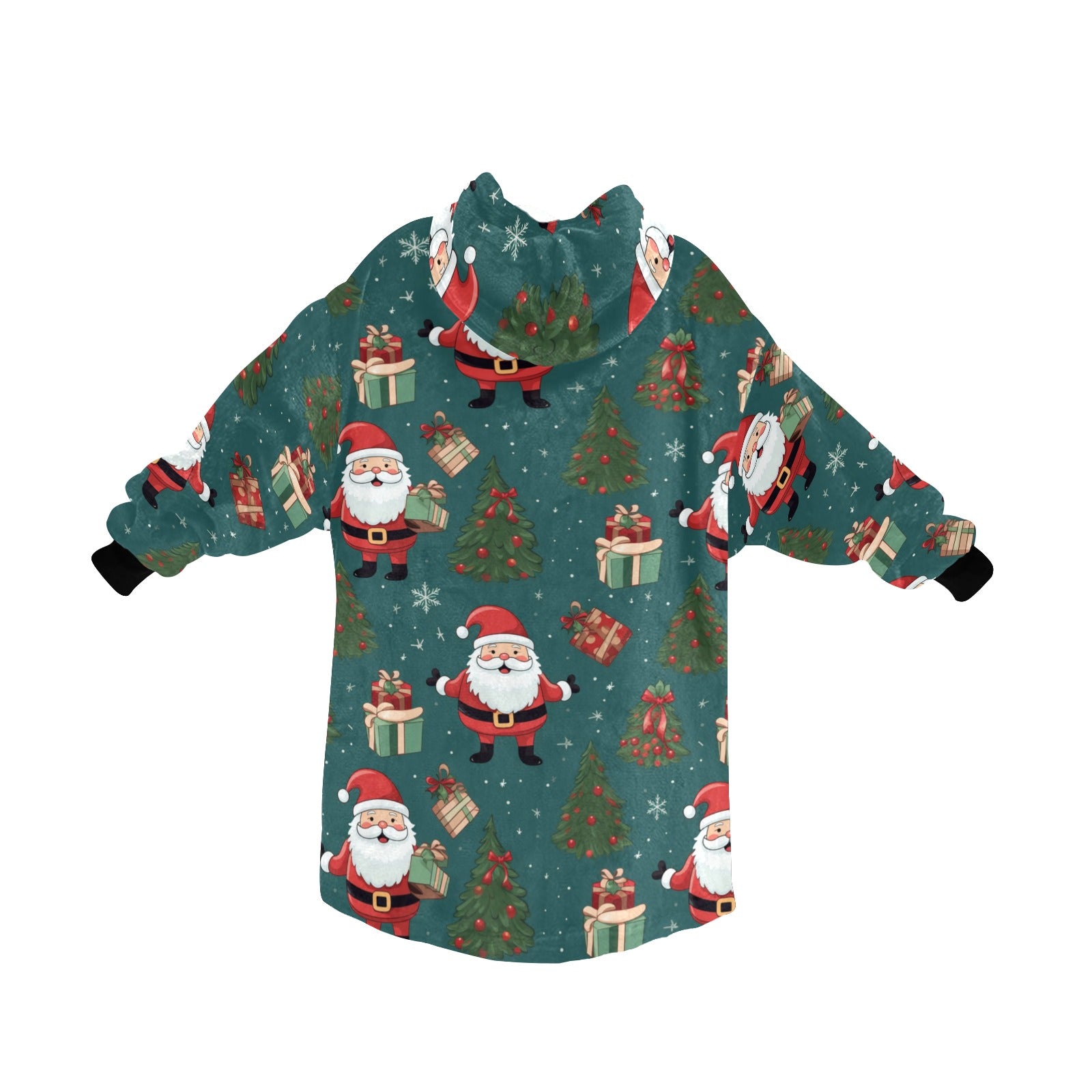 Festive Frolic - Cosy Hoodie Fleece Blanket 