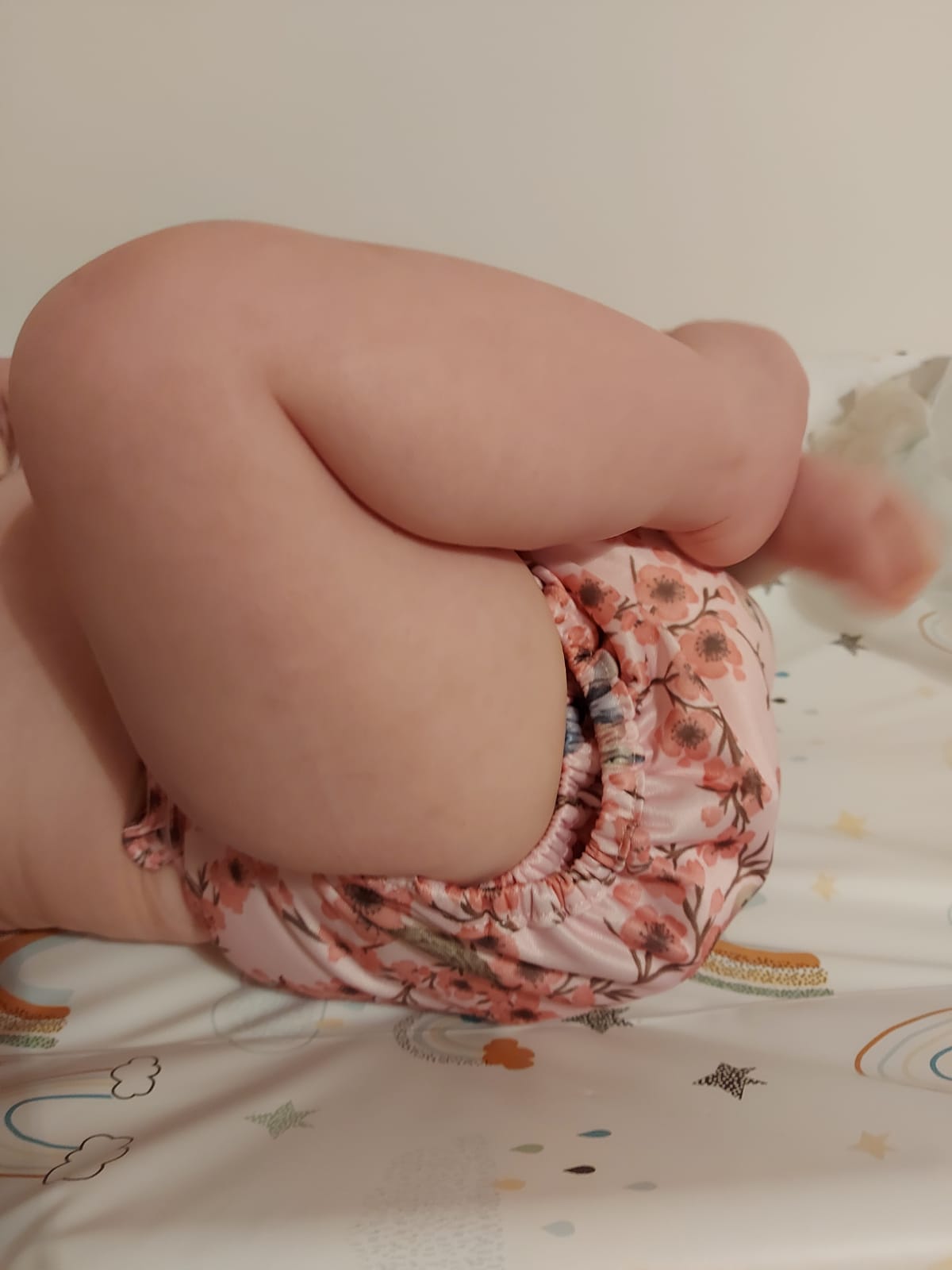 Double Gusset AI2 reusable cloth nappies Green Cheeks