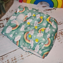 Load image into Gallery viewer, Green Cheeks Cloth Rainbow Hemp Reusable Nappy
