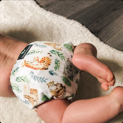 Natural Cloth Nappies with Hemp - Set of 4