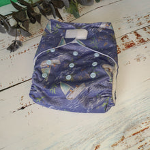 Load image into Gallery viewer, Bait Scot Fishing Cloth Nappy Green Cheeks with velcro fastening

