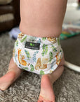 All In Two Part Reusable Cloth Nappies – Eco - Friendly & Ultra - Absorbent - Green Cheeks - cloth nappy