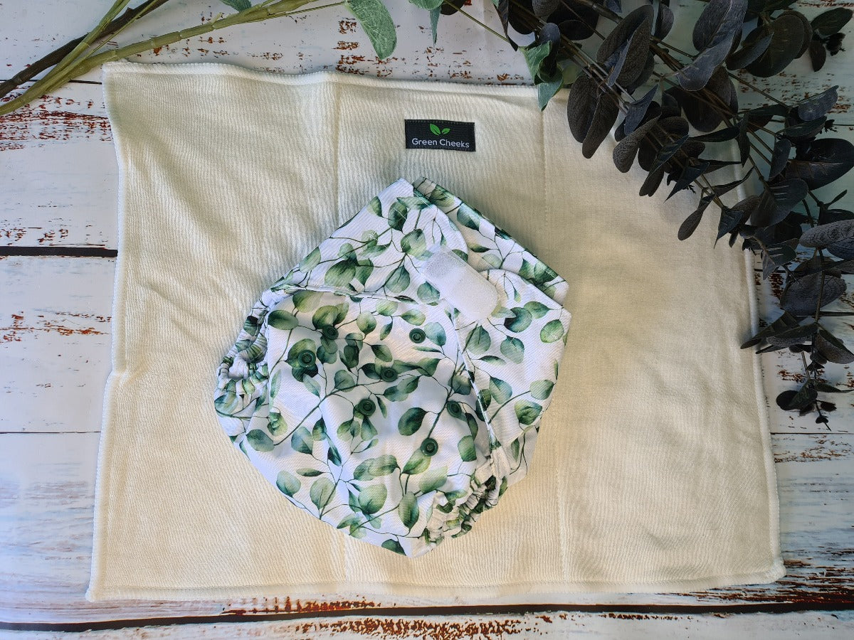Green Cheeks All In Two Cloth Nappy Bundle