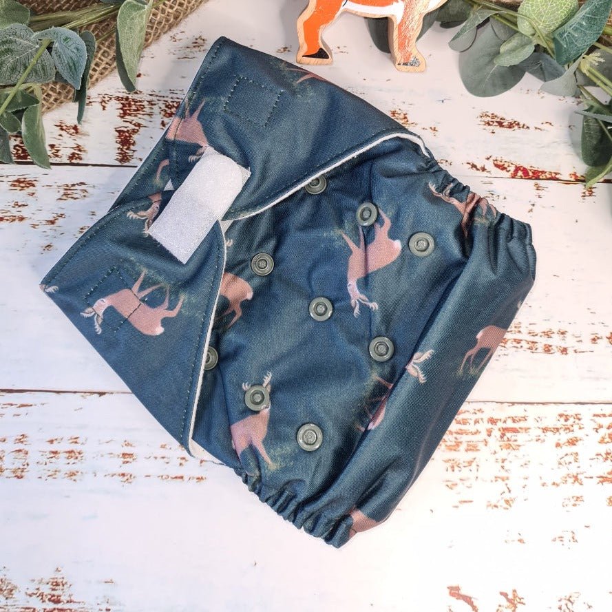 Justa - The Pocket Nappy - Green Cheeks - cloth nappy