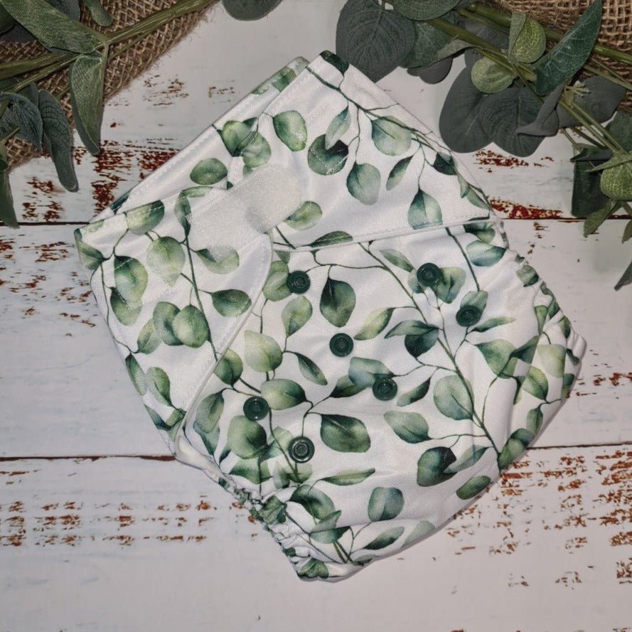 Justa - The Pocket Nappy - Green Cheeks - cloth nappy