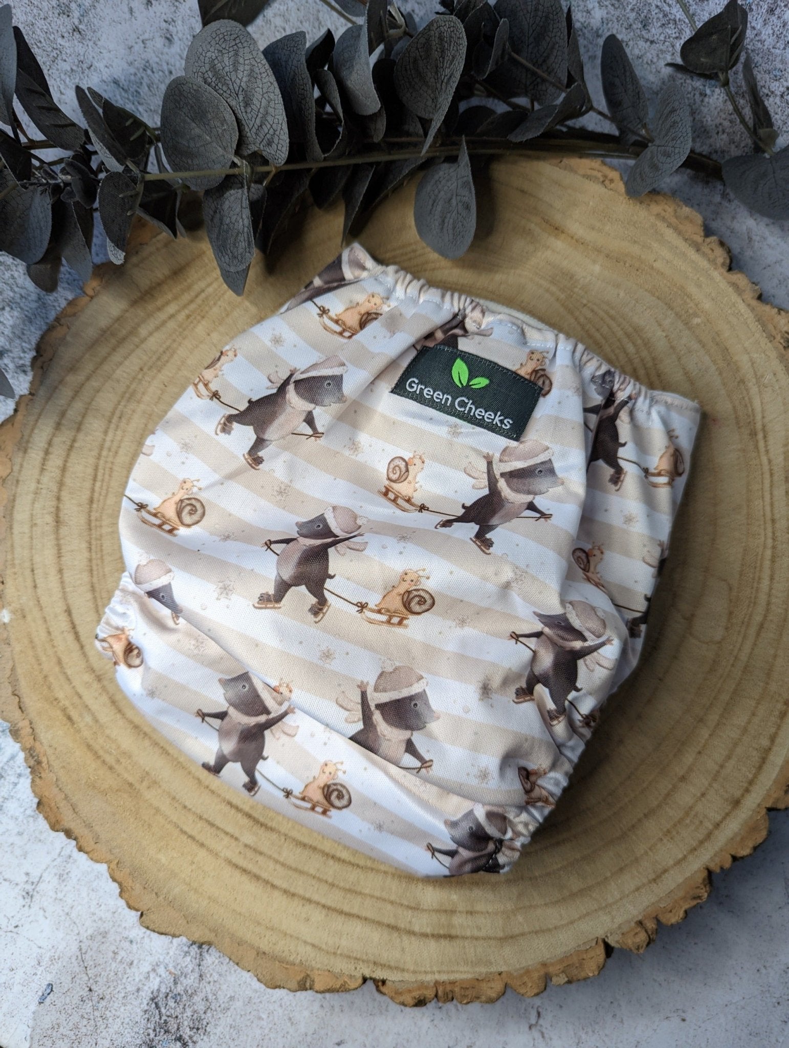 Limited Edition Christmas Cloth Nappies – Festive Prints - Green Cheeks - cloth nappy