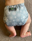 Limited Edition Christmas Cloth Nappies – Festive Prints - Green Cheeks - cloth nappy
