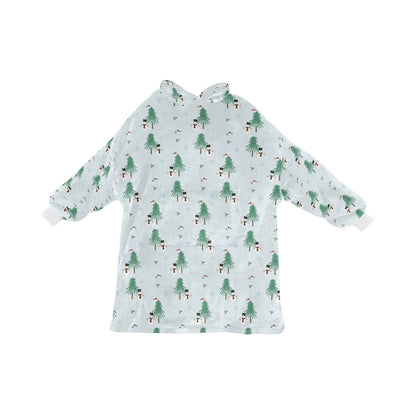 Snow Joke - Hooded Blanket - Green Cheeks - Blanket