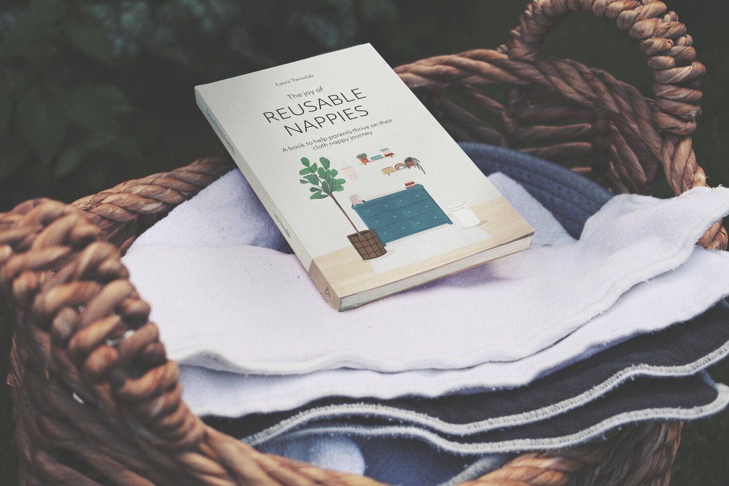 The Joy of Reusable Nappies by Laura Tweedale - A book to help parents thrive on their cloth nappy journey - Green Cheeks - Book