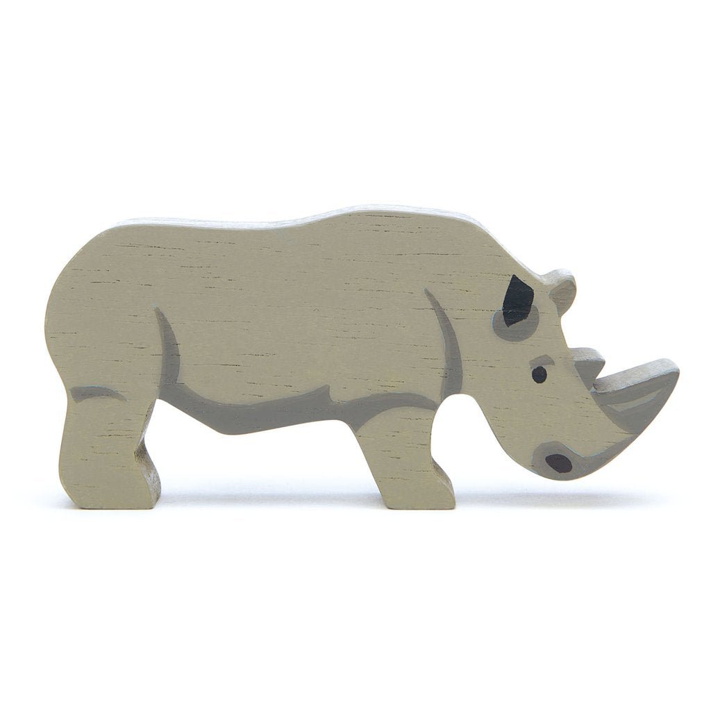 Wooden Safari Animal - Rhinoceros